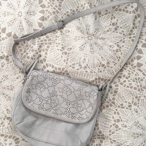 Embroidered crossbody bag